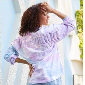 Disneyland Resort Cotton Candy Tie-Dye Oversized Spirit Jersey Adult Size Medium